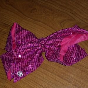Pink jojo bow